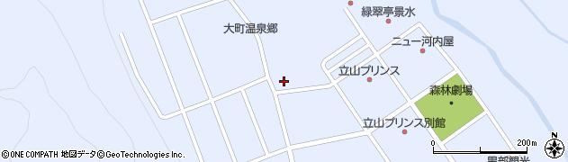 長野県大町市平大町温泉郷2891周辺の地図