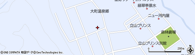 長野県大町市平大町温泉郷2894周辺の地図