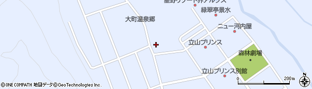 長野県大町市平大町温泉郷2893周辺の地図