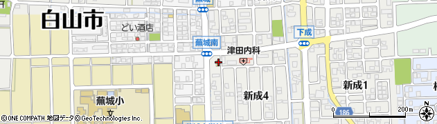 ファミリーマート松任成町店周辺の地図