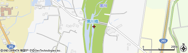 黒川橋周辺の地図