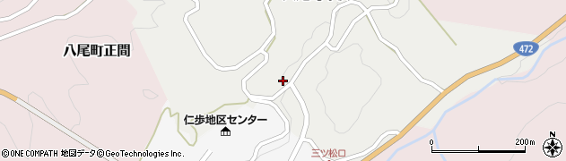 富山県富山市八尾町平沢345周辺の地図