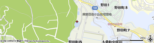 石川県金沢市野田町西周辺の地図