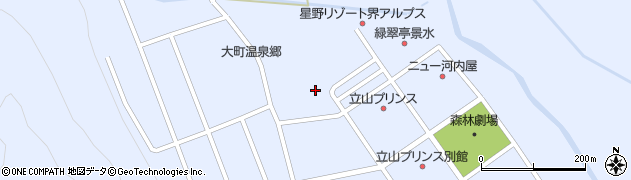 長野県大町市平大町温泉郷2890周辺の地図
