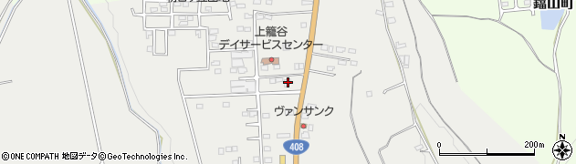 栃木県宇都宮市上籠谷町3555周辺の地図