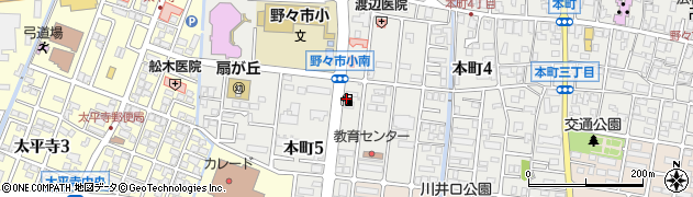 三愛オブリ北陸株式会社　本社事務所周辺の地図