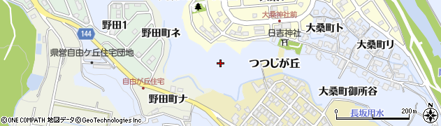 石川県金沢市大桑町（西ノ山）周辺の地図