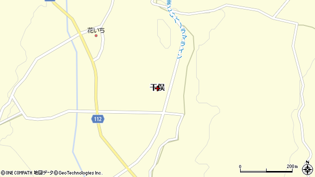 〒377-1611 群馬県吾妻郡嬬恋村干俣（その他）の地図