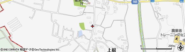 栃木県芳賀郡市貝町上根743周辺の地図