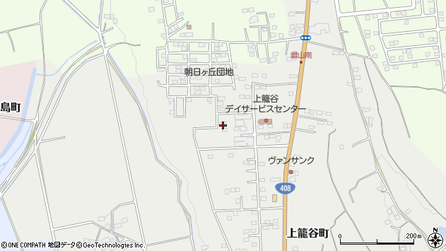 〒321-3233 栃木県宇都宮市上籠谷町の地図