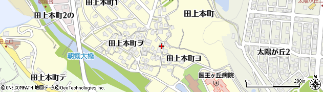 石川県金沢市田上本町ヲ95周辺の地図