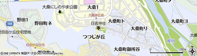 石川県金沢市大桑町ト22周辺の地図