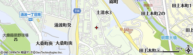 石川県金沢市土清水3丁目周辺の地図