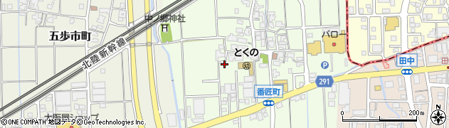 石川県白山市番匠町288周辺の地図