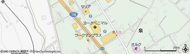 ヨークベニマル常陸大宮店周辺の地図