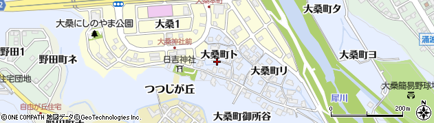 石川県金沢市大桑町ト6周辺の地図