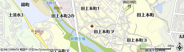 石川県金沢市田上本町ヲ43周辺の地図