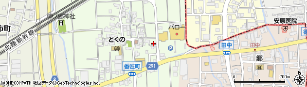 石川県白山市番匠町124周辺の地図