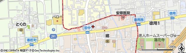 石川県白山市田中町122周辺の地図