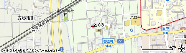 石川県白山市番匠町286周辺の地図