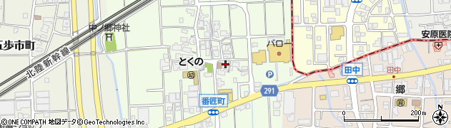 石川県白山市番匠町162周辺の地図