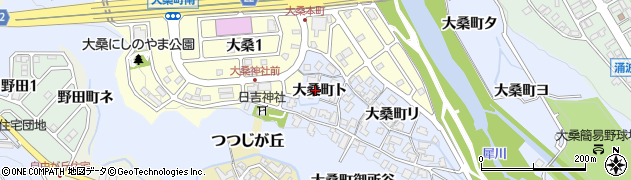 石川県金沢市大桑町（ト）周辺の地図