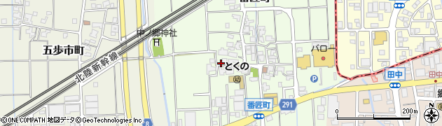 石川県白山市番匠町281周辺の地図