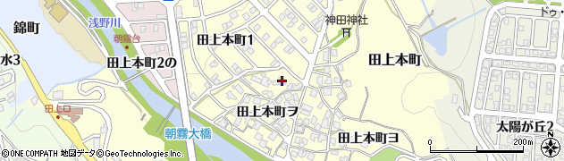 石川県金沢市田上本町ヲ58周辺の地図