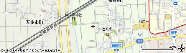 石川県白山市番匠町周辺の地図