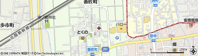 石川県白山市番匠町168周辺の地図