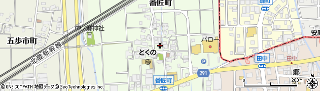 石川県白山市番匠町203周辺の地図