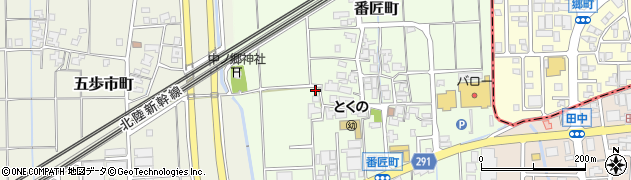 石川県白山市番匠町279周辺の地図