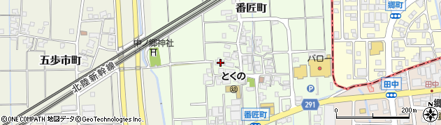 石川県白山市番匠町280周辺の地図
