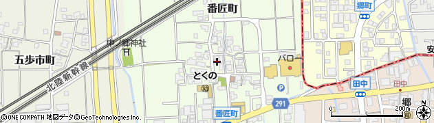 石川県白山市番匠町202周辺の地図