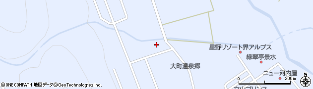 長野県大町市平大町温泉郷2903周辺の地図