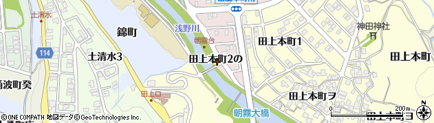 石川県金沢市田上本町２の周辺の地図