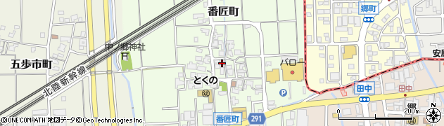 石川県白山市番匠町200周辺の地図