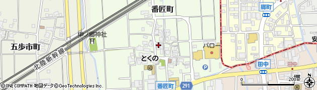 石川県白山市番匠町201周辺の地図