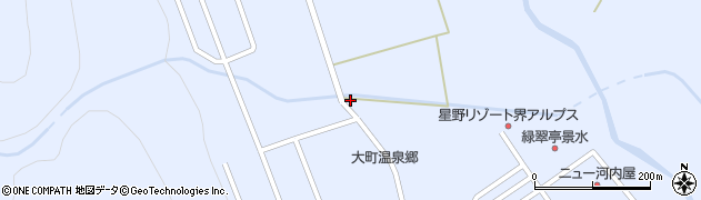 長野県大町市平大町温泉郷2929周辺の地図