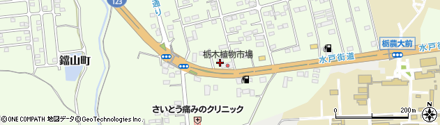 栃木県宇都宮市鐺山町1808周辺の地図