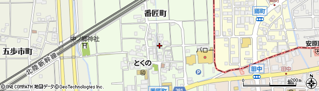 石川県白山市番匠町171周辺の地図