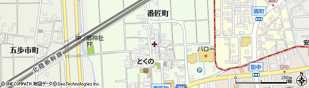石川県白山市番匠町198周辺の地図