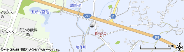 茨城県常陸太田市亀作町36周辺の地図