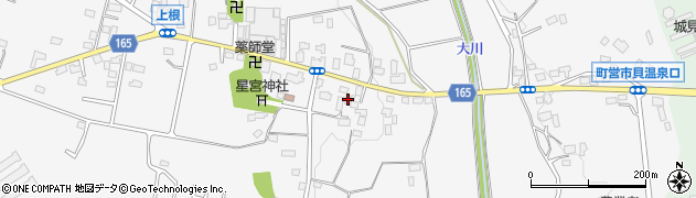 栃木県芳賀郡市貝町上根606周辺の地図
