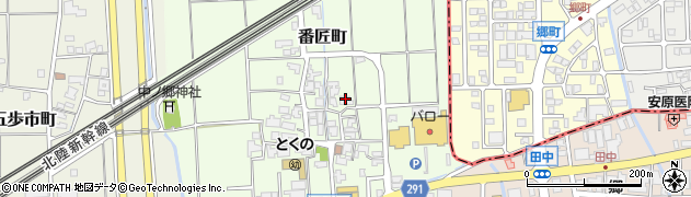 石川県白山市番匠町170周辺の地図