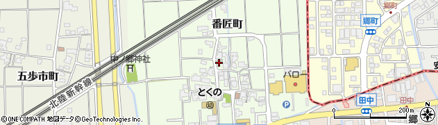 石川県白山市番匠町199周辺の地図