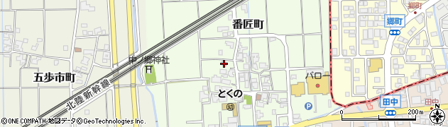 石川県白山市番匠町250周辺の地図