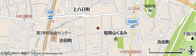 長野県千曲市稲荷山周辺の地図
