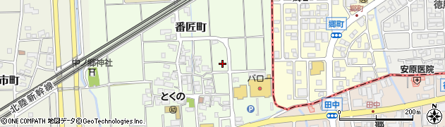 石川県白山市番匠町112周辺の地図