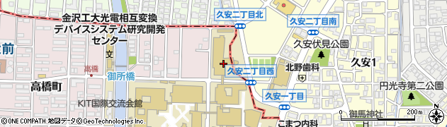 国際高等専門学校　金沢キャンパス周辺の地図